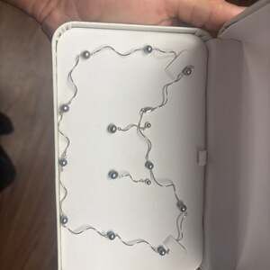 Silver blue water pearl